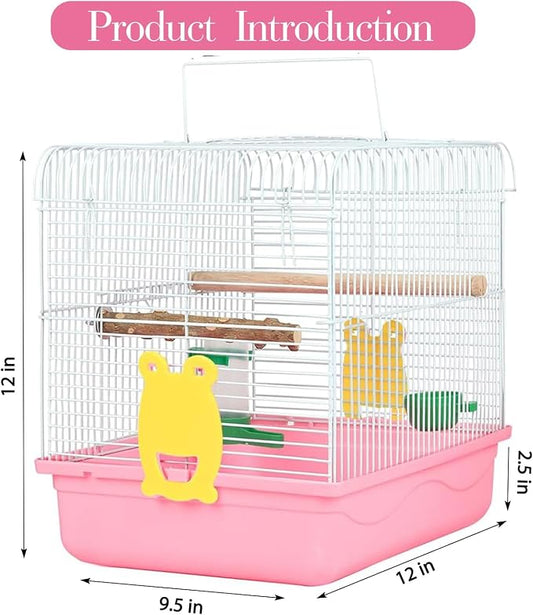 Small Bird Cage, Lightweight Travel Birdcages - Image 2