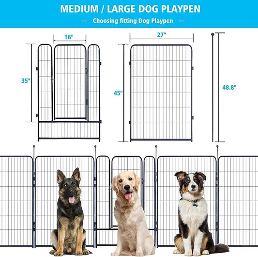 Dog Playpen, Portable Outdoor Dog Fence, Dog Playpen - Image 2