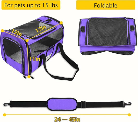 Refrze Pet Carrier Airline Approved, Cat Carriers - Image 2