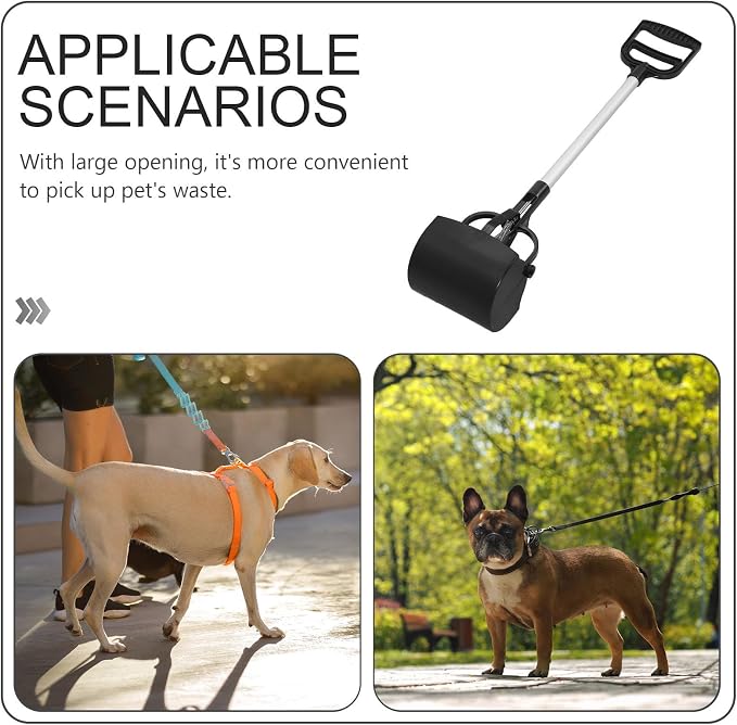 NUOBESTY Long Handle Pet Poop Scoop and Dog Litter Picker, Lightweight Pooper - Image 9