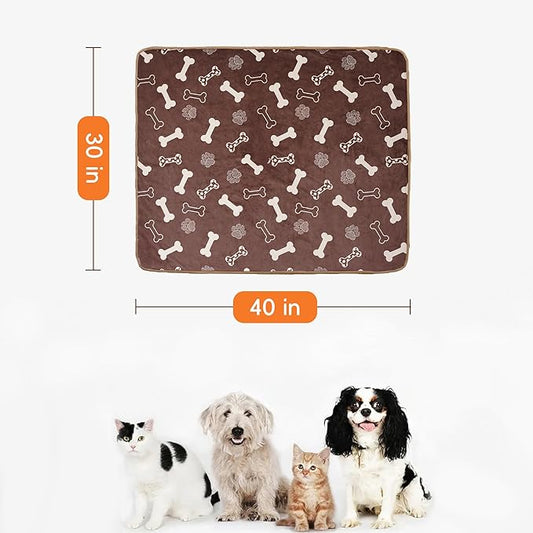 Waterproof Dog Blankets Pet Blanket, Soft Fluffy Sofa Car Bed Protector - Image 2