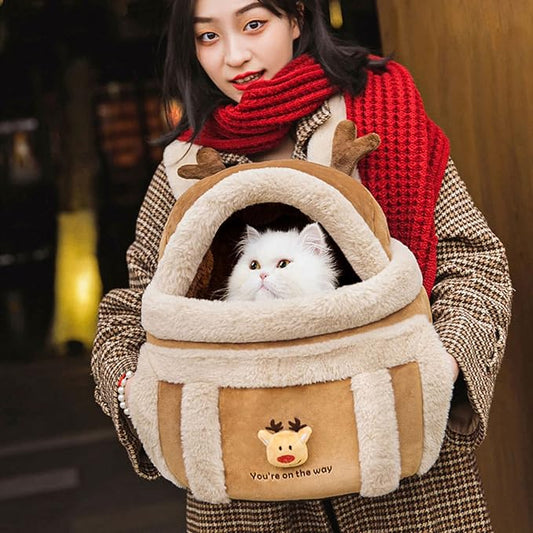 Pet Carrier Backpack Warm Travel Bag - Image 2