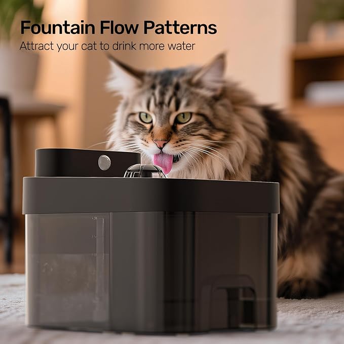 2026 Latest Cat Water Fountain, No Filter Cotton, App Monitoring Wastewater - Image 9