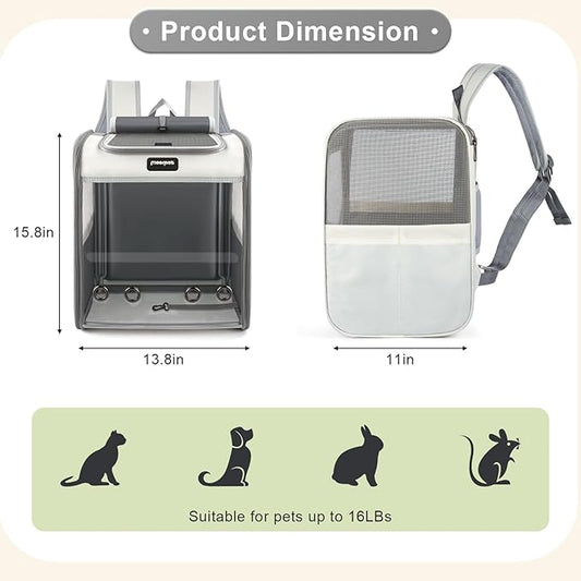 Cat Carrier Backpack, Large Pet Carrier Backpack, Cat Travel Backpack - Image 2