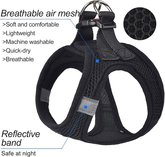 Dog Harness Step-in Breathable Puppy Cat Dog Vest Harnesses - Image 2