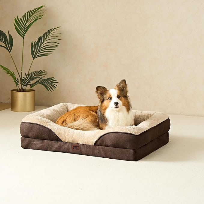 EHEYCIGA Orthopedic XL Dog Bed for Large Sized Dog, Waterproof Liner & Washable - Image 9