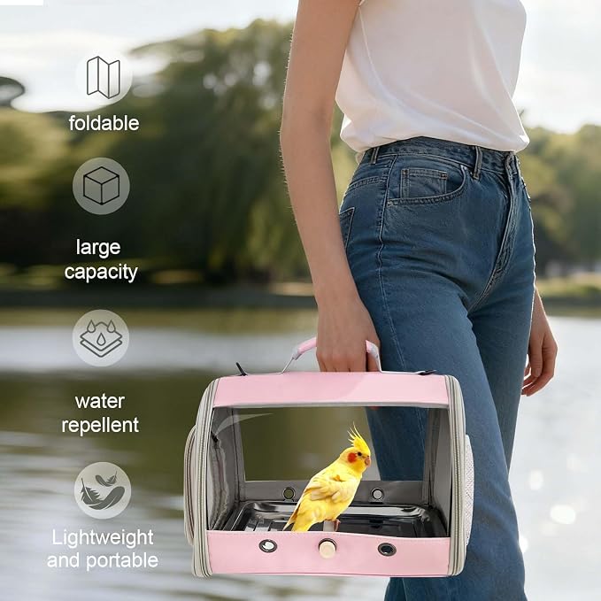 Long Tail Bird Travel Carrier Cage - Image 7