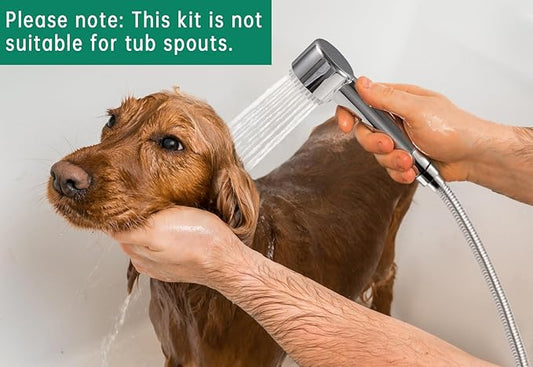 3 Mode Dog Shower Attachment, High Pressure Handheld Sprayer - Image 2