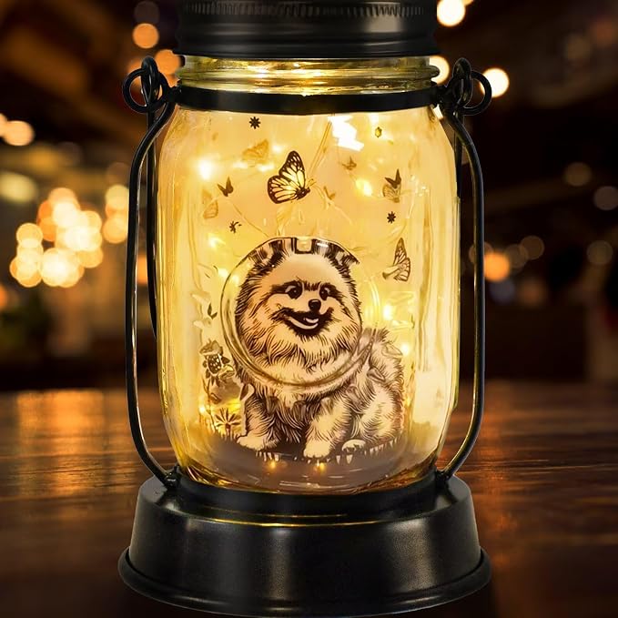 kyoryuger Pomeranian Gifts for Women/Men Pomeranian Solar Lanterns Dog Mom - Image 9