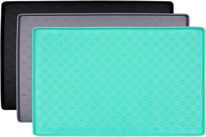Silicone Cat & Dog Bowl Mat, Non-Slip Pet Feeding Mat - Image 6