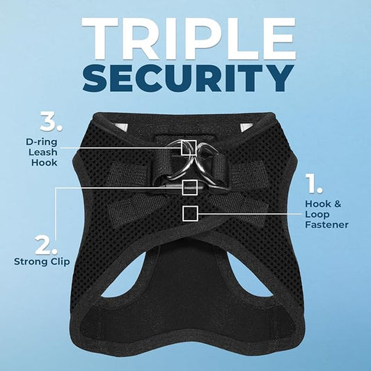 Best Pet Supplies Voyager Step-in Air All Weather Mesh Harness and Reflective - Image 2