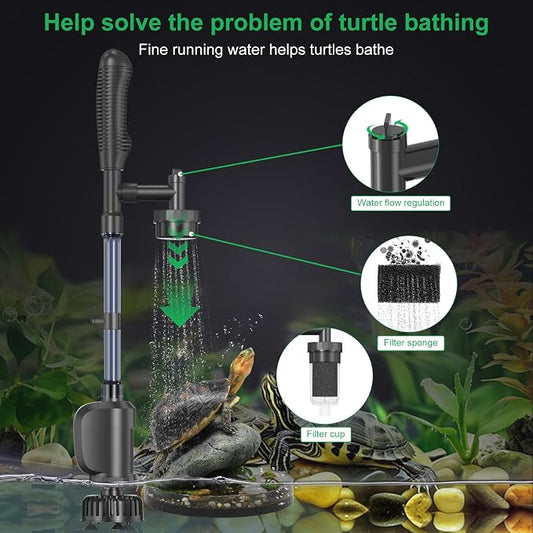 Electric Aquarium Vacuum Gravel Cleaner, 36W Electric Fish Tank Cleaning Tools - Image 2