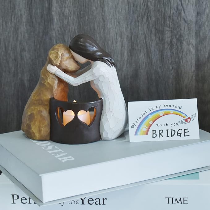 Dog Memorial Gifts,Pet Loss Gifts,Hand-Sculpted Dogs Passing Away Sympathy - Image 9