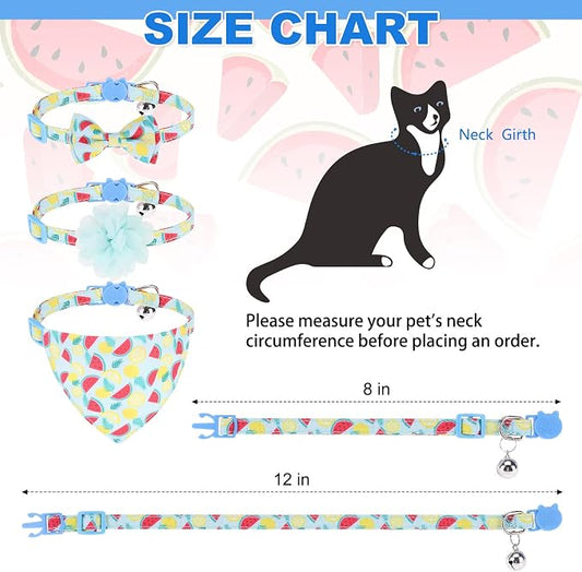 Breakaway Cat Collars with Bell & Cute Pendants - Image 2