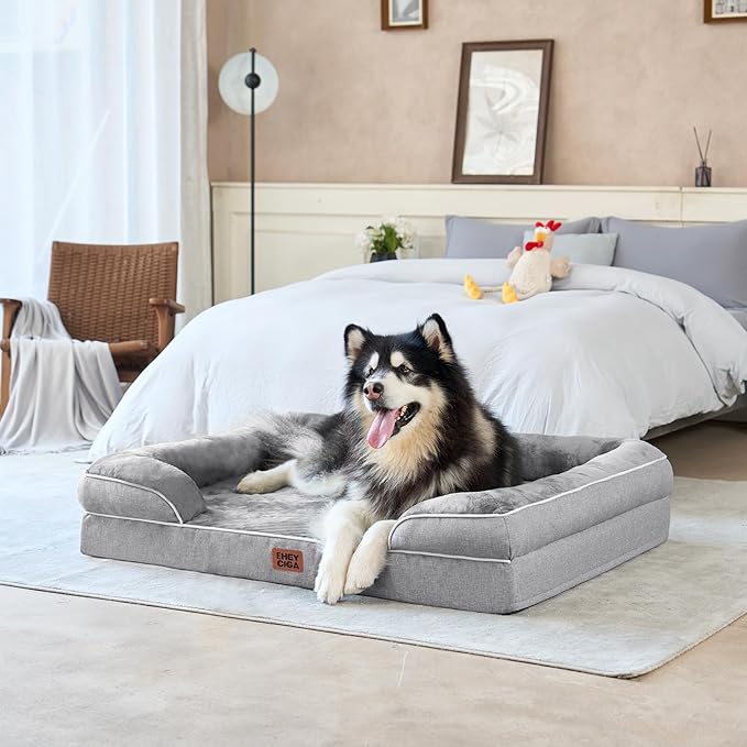 EHEYCIGA Orthopedic Dog Beds for Extra Large Dogs 44x32Inch, Waterproof Memory - Image 9