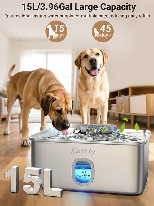 Kastty 4 Gal Dog Water Fountain - Image 2