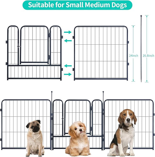 Dog Playpen, Portable Outdoor Dog Fence, Dog Playpen - Image 2