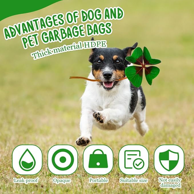 Ireer 20 Count 2000 Pcs Header Bag Bulk Cute Dog Pet Waste Bags Bulk Poop - Image 7