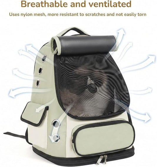 Cat Backpack Carrier, TSA Airline Approved Pet Travel Bag - Image 2