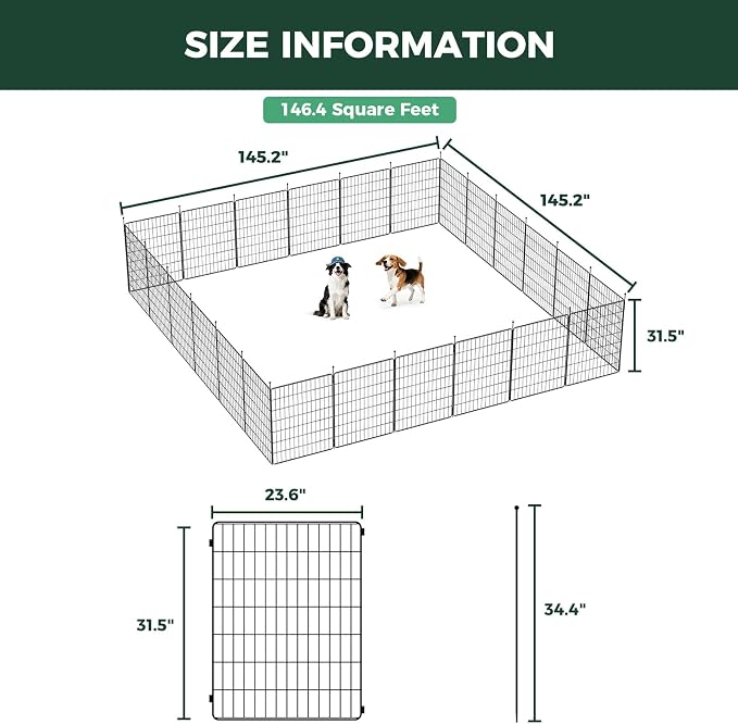 FXW MiniPaws Unleashed Dog Playpen, Expandable & Portable Design - Image 6