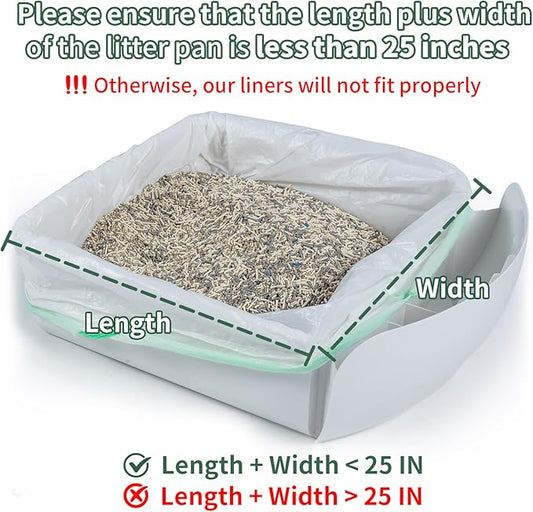 ANWA 120 Count Cat Litter Box Liners - Image 2
