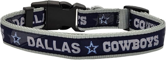 Dallas Cowboys NFL Dog & Cat Collar, X-Large Football Team Collar - Image 2