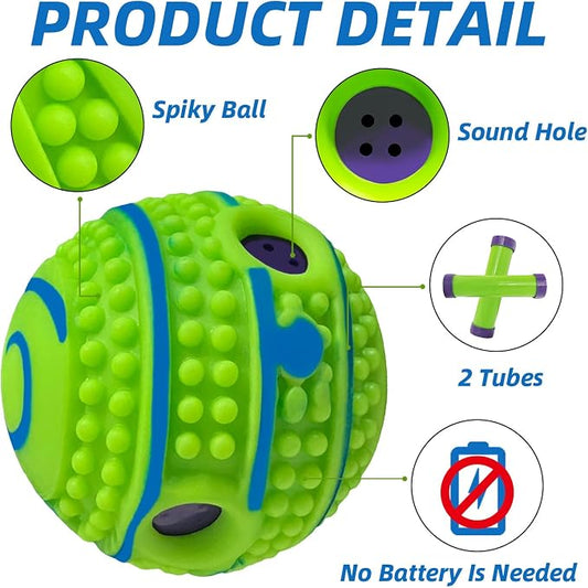 Spiky Interactive Dog Toys Ball, Shaking - Image 2
