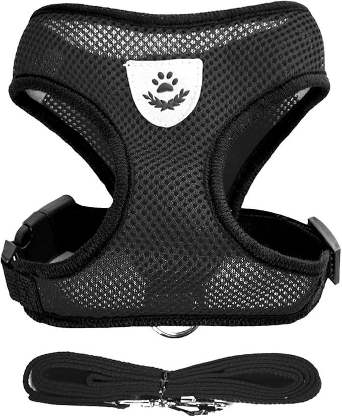 shudyear Summer cat Chest Harness and Leash, Anti-Escape Adjustable Soft mesh - Image 7