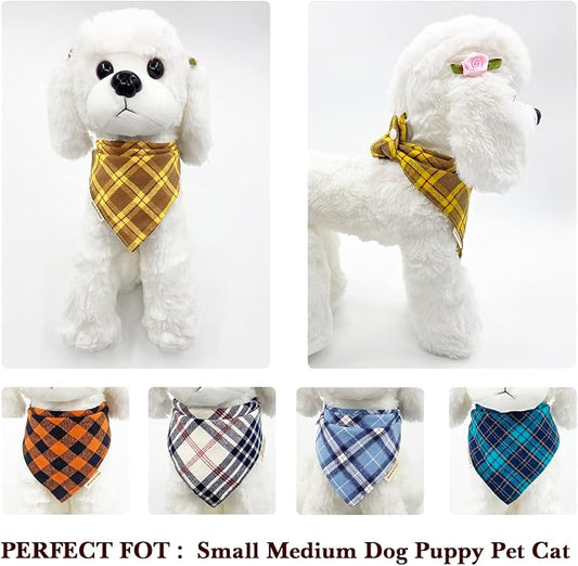 5PCS Dog Bandanas with Button - Image 2