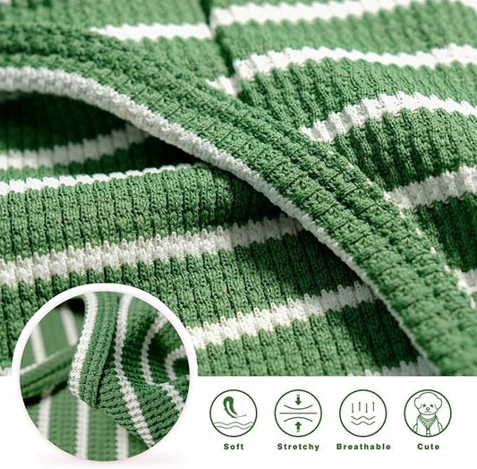 Dog Clothes, Stripe Dogs Shirts - Image 2