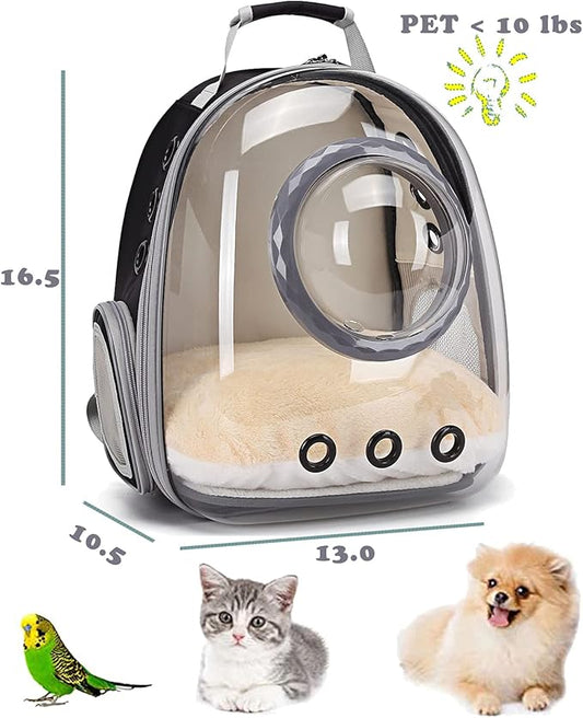Bubble Cat Carrier Backpack, Transparent Pet Carrier Backpack - Image 2
