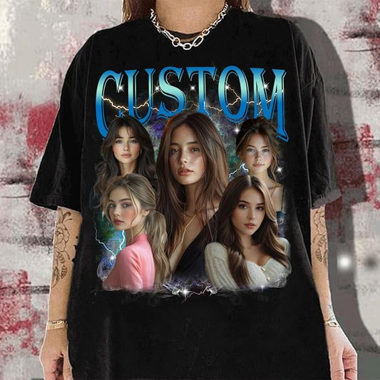 NAZENTI Custom Bootleg Rap Tee, Custom T-Shirts - Image 2