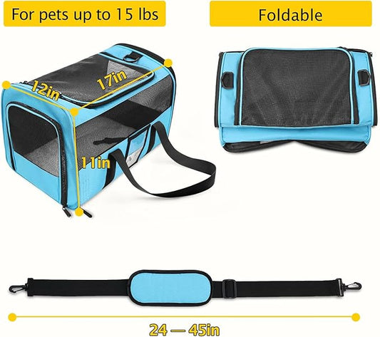 Refrze Pet Carrier Airline Approved, Cat Carriers - Image 2