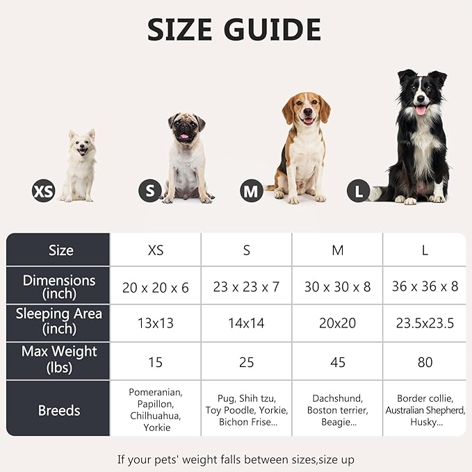 MIXJOY Orthopedic Dog Bed Comfortable Donut Cuddler Round Pet Beds Ultra Soft - Image 7