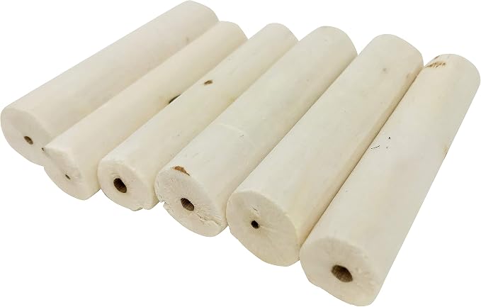 1288 Pk6 Natural Sola Stick Bonka Bird Toys Soft Forage Chew Parrot Parrotlet - Image 3