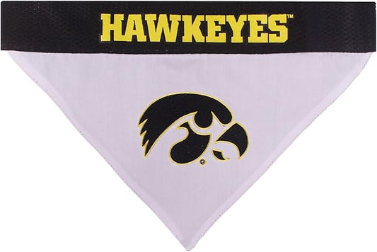 Pets First Collegiate Pet Accessories, Reversible Bandana, Iowa Hawkeyes - Image 2