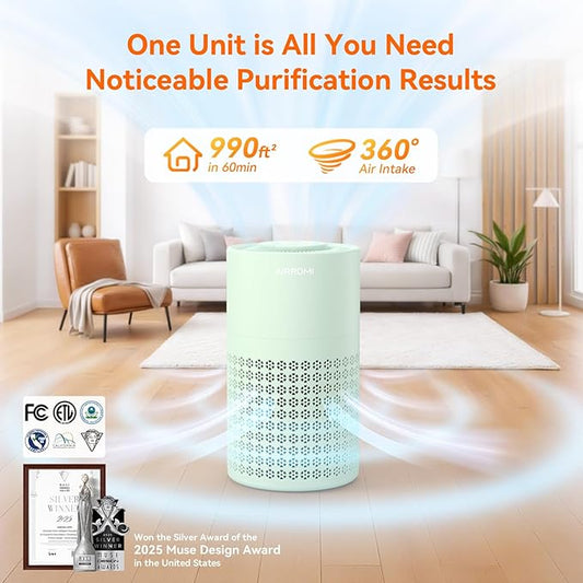 AIRROMI Air Purifier for Bedroom - Image 2