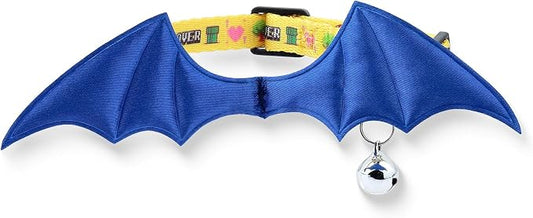 1 PC Bat Wing Cat Collar with Bell, Adjustable Kitten Collar with Safety - Image 2