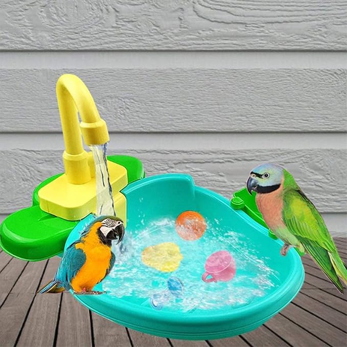 Parrot Shower, Parrot Bird Bathtub, Automatic Bird Bathtub Pet Bath Pool - Image 6