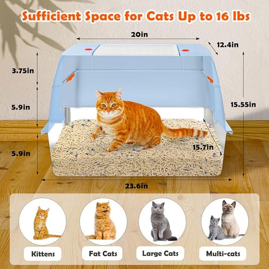 Vivifying Stainless Steel Litter Box - Image 2