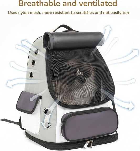 Cat Backpack Carrier, TSA Airline Approved Pet Travel Bag - Image 2