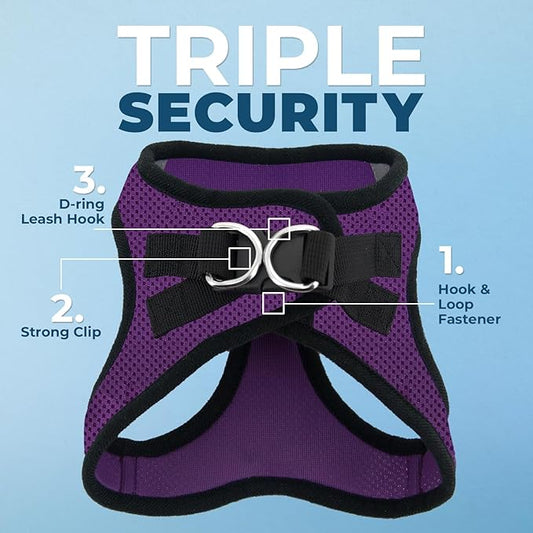 Best Pet Supplies Voyager Step-in Air All Weather Mesh Harness and Reflective - Image 2