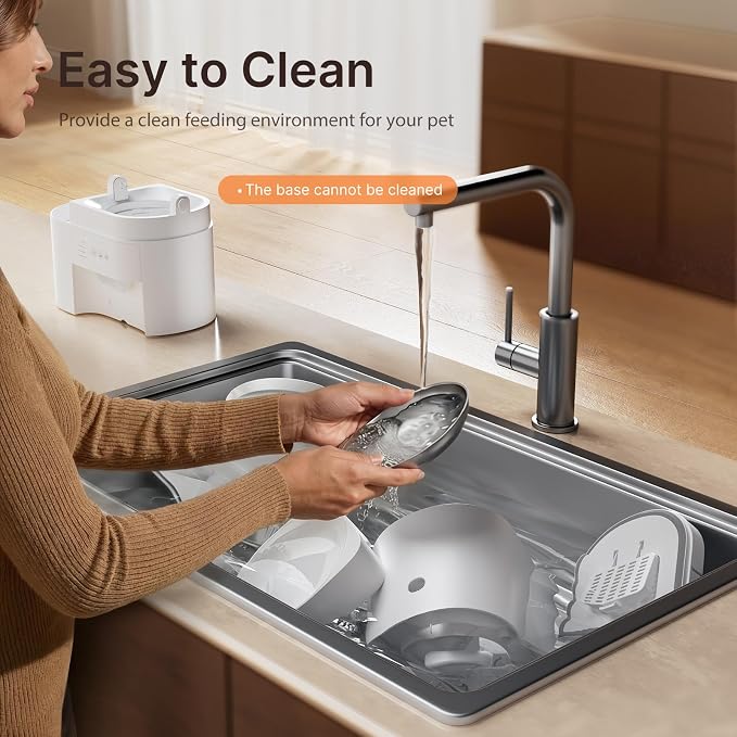 Automatic Cat Feeder and Water, 5G WiFi App Control Cat Food Dispenser - Image 8