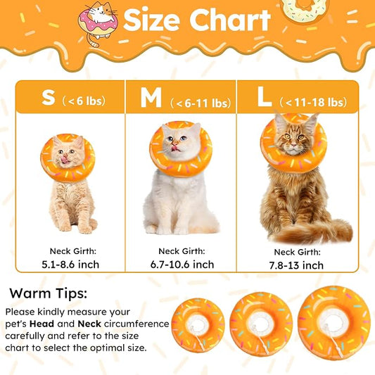 Cat Cone Collar Soft, Cat Recovery Collar - Image 2
