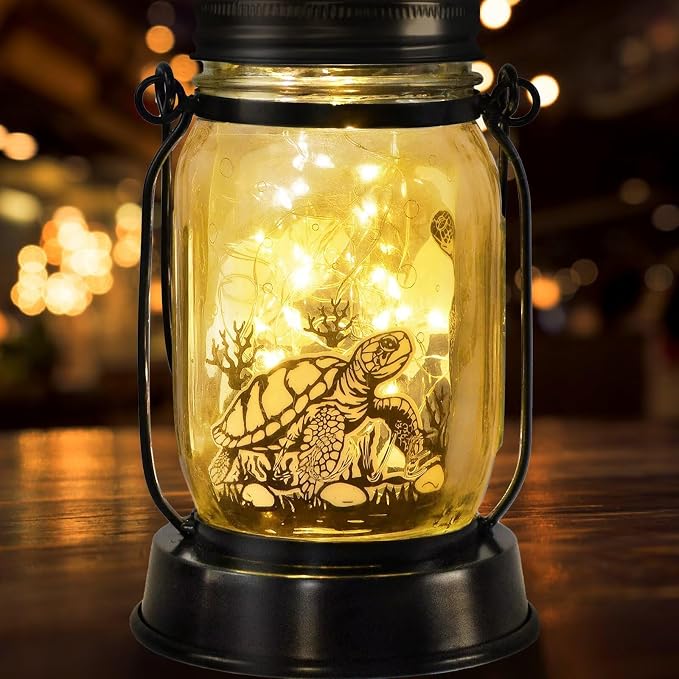 kyoryuger Sea Turtle Gifts for Women/Men Turtle Lovers Solar Lantern Mom - Image 9
