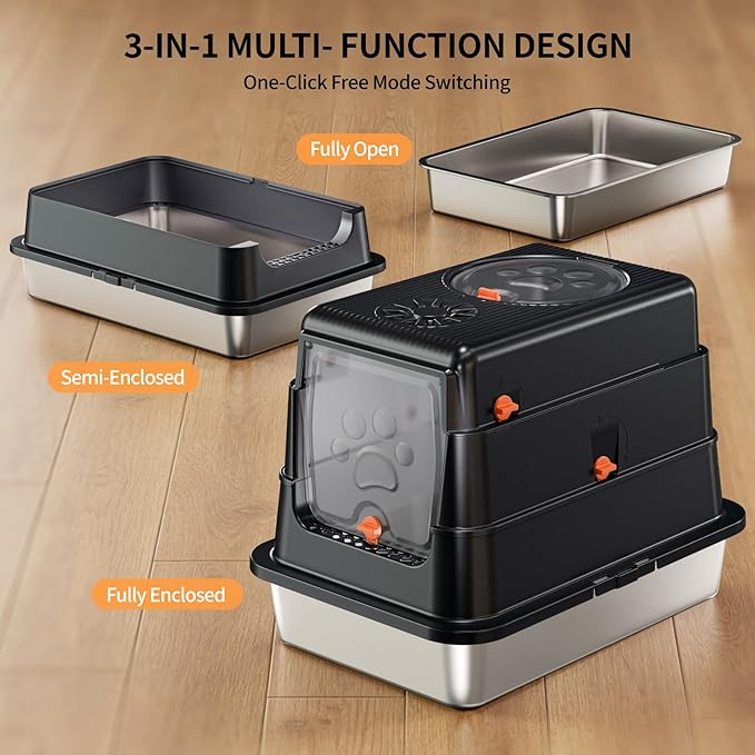 Stainless Steel Cat Litter Box - Image 7