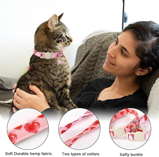 Cat Collar, 2 Pack Cat Collars Breakaway - Image 2