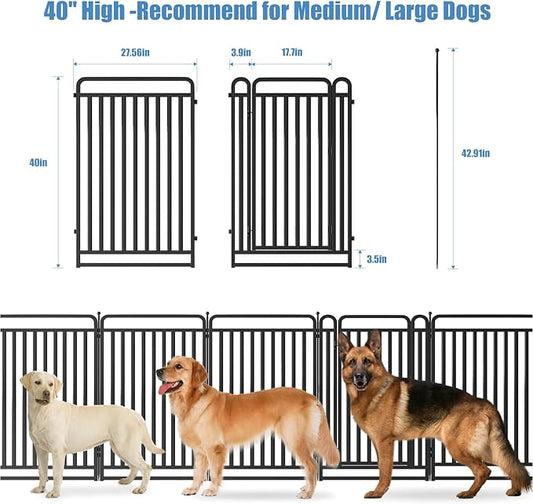 New Thickened Version Dog Playpen, 40 Inch Dog Fences - Image 2
