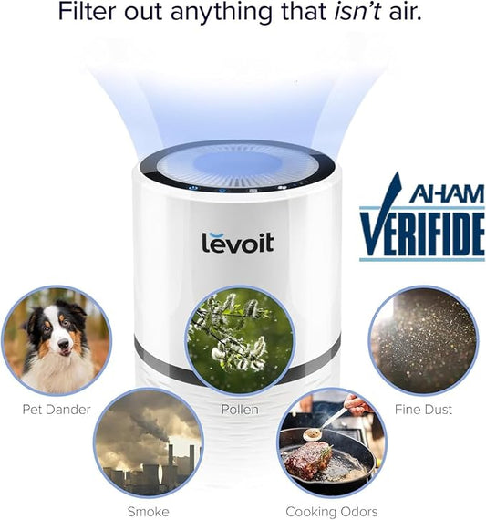 LEVOIT Air Purifier for Home, AHAM Verifide, High-Efficiency Filter for Smoke - Image 2