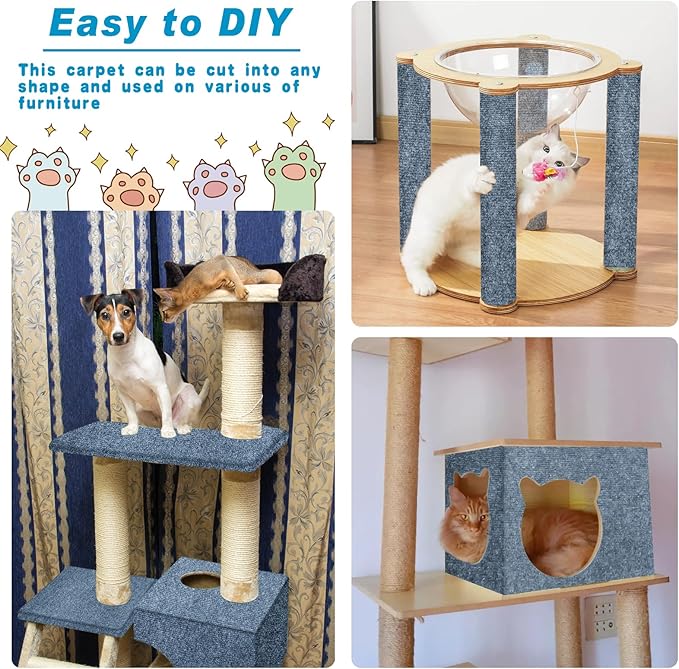 Cat Scratching Mat, DIY Cat Scratchers Furniture Protector - Image 7